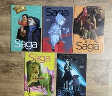 Saga #20- 24 (5 Comics) Brian K Vaughan. Image. Free Postage
