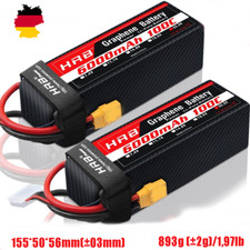 2PCS HRB 6S 22.2V 6000mAh Lipo