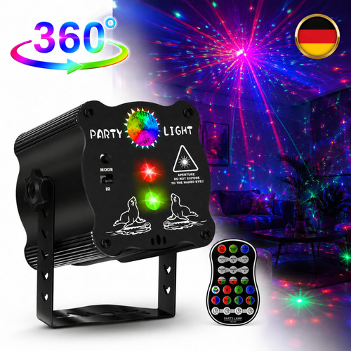 Discokugel rgb laser projektor - discokugel,
