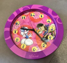 Diddl Wanduhr Pink 25cm