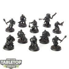 Chaos Space Marines - 10 Chaos Cultists klassisch - grundiert