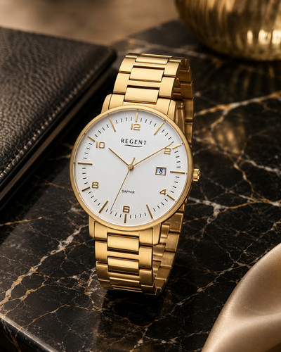 Armbanduhr edelstahl gold - edelstahl,