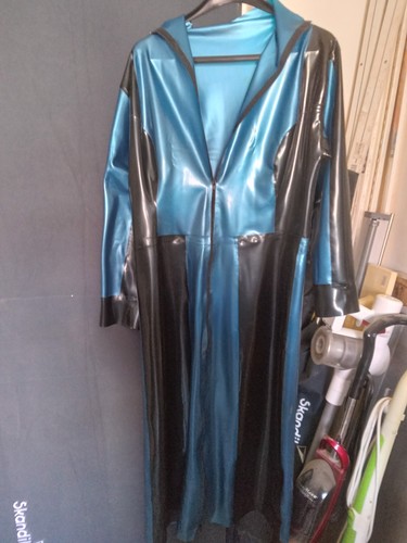 Latex kleid lang - latex,