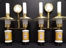 2x Antike Wandlampen