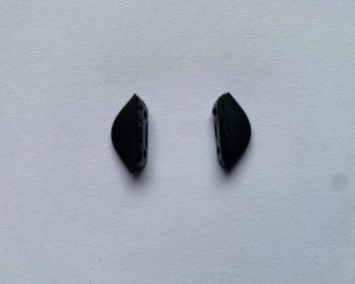 Polarlens schwarz gummi nase - schwarz,