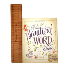 KJV Beautiful Word Bible Hardcover Red Letter Edition Present King James Version
