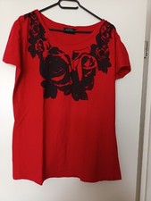 Damen Shirt Rot Gr.  XXL