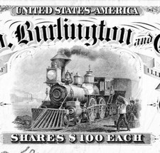 Geschenk Paket Eisenbahn / railway / railroad 6 histor. Wertpapiere Sammlung 