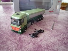 Herpa  940719  MB Actros Thermo Rundmulden  Sattelzug Kipper Geiger 1:87  in OVP