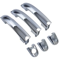 Chrom Türgriffe Aussen 3er Set zum Austausch für VW Bus T5 Vorfacelift 2003-2009