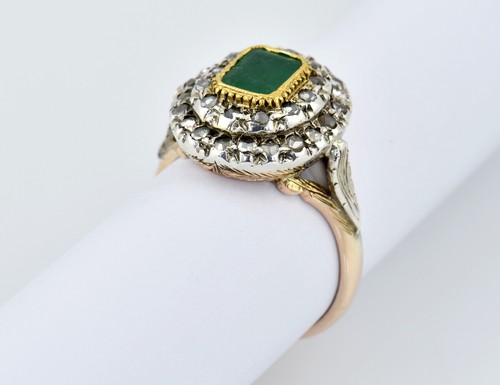 Smaragd ring 585 000 k - smaragd, 14