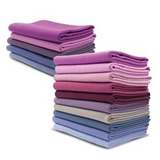 Bündchenstoff Set Lila 1 als