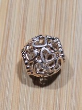 2 Charm Anhänger, Stopper,  mit Steinchen, passend auch für Pandora