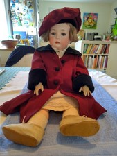 König & Wernicke Puppe Seriennummer 1070, Schlafaugen, Gelenke, ca. 58 cm