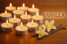 48 Duft-Teelichter Vanille –