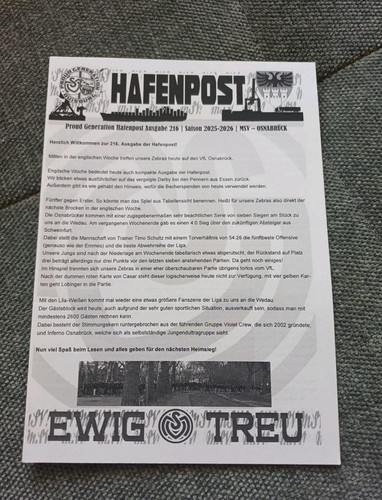 Fanzine ultras flyer - fanzine,