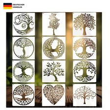 Baum-Schablonen, 12 Stück