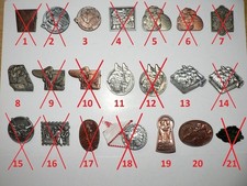 1 x Alte Fasnet Fasnacht Sammler Metall, rar Basel Schweiz 1970-2013  Badge Pin