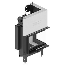Kaminofen Hitze ALBERO AL11RG.H-D 11 kW Kaminofeneinsatz Rechts Ofen Holzofen Ka