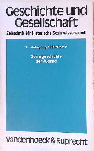 Sozialgeschichte der jugend - der,
