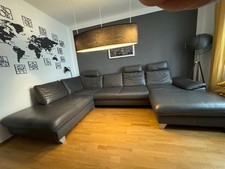 Ledercouch, U-Fo. mit