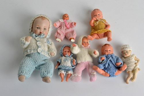 Alte puppenstuben puppen - 7,