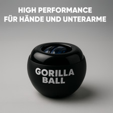 Wrist Ball schnurrlos (wie Gyro Twister/Power Ball) Handtrainer Schwarz