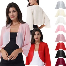 DE ~ Damen Bolero Chiffon