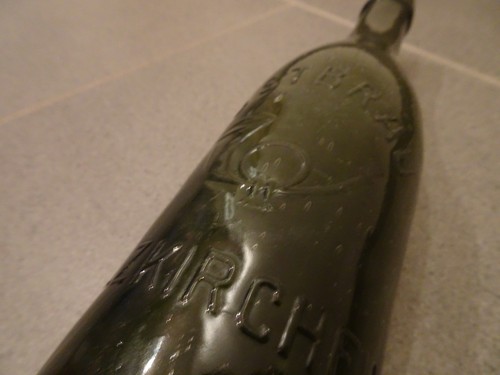 Uralte glasflasche bierflasche - uralte,