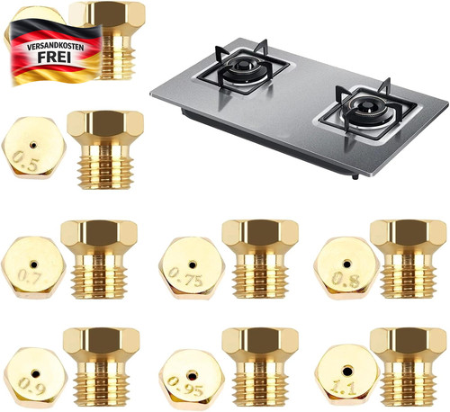 Propangasbrenner düsen set - set, 16
