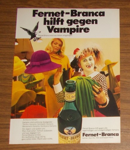 Seltene werbung fernet branca - seltene,