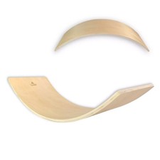 Wooden balance board, leg training, fitness, wellness, home fitness, wobble