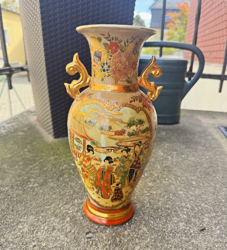 Japan satsuma vase cm - satsuma, 32