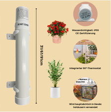 Gewächshausheizung Elektrische Stabheizung 60W-180W für Gewächshäuser,Schränke