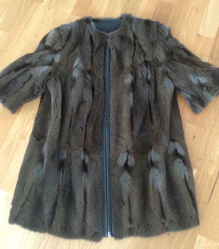 Pelzjacke maihamster braun - pelzjacke,