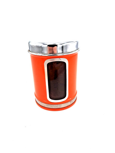 Blechdose space age orange - space,