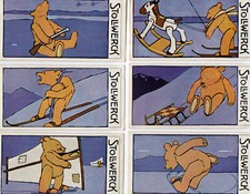 Ludwig Hohlwein Werbung Stollwerck Chokolade 6 Bilder sauber unbeschädigt