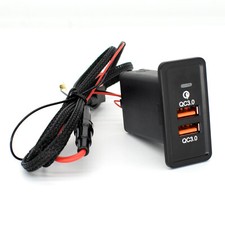 Auto steckdoes qc3 - auto, usb