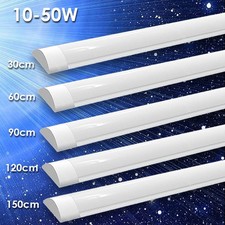 LED Feuchtraumleuchte Deckenleuchte Werkstattlampe Keller Büro 60/90/120/150cm