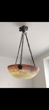 Pate de verre Art deco Lampe Deckenlampe