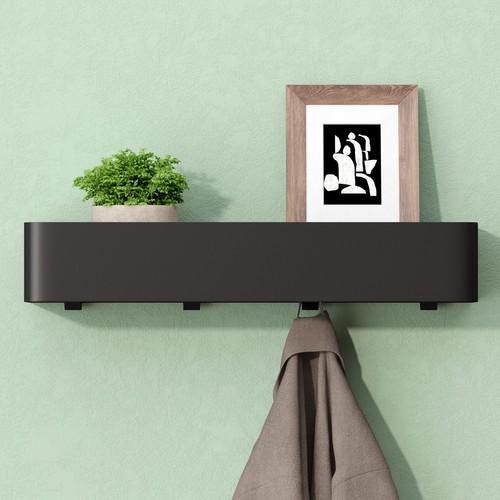 Wandgarderobe mit ablage - wandgarderobe,