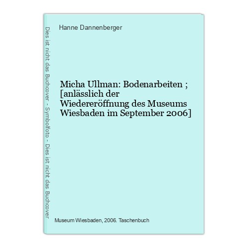 Micha ullman bodenarbeiten - ullman:,