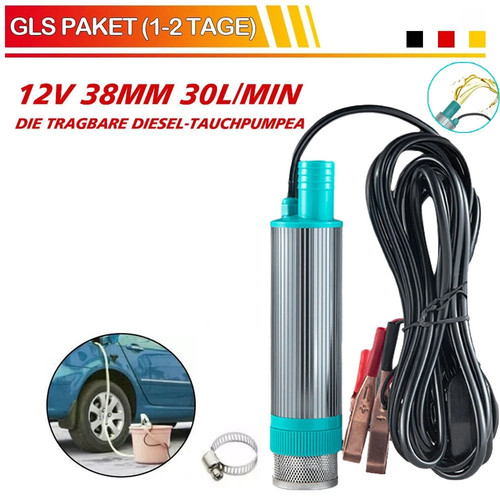 12v minipumpe 38mm 30l - minipumpe, 30l/min