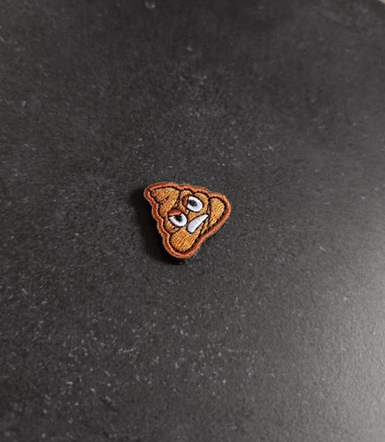Poop emoji kackhaufen patch - emoji/,