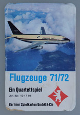 Berliner Spielkarten Nr. 101719: Quartett "Flugzeuge 71/72" 1972 (111158)