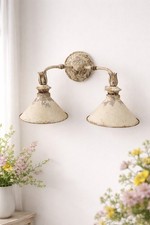 Clayre&Eef Wandlampe, Shabby