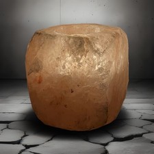 Salzstein Teelichthalter Inkl