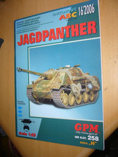 Military Jagdpanther GPM Nr. Kat. 258  1:25 -16/ 2006