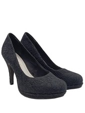 TAMARIS Hochfront-Pumps Damen Pumps Gr. DE 37 schwarz Casual-Look