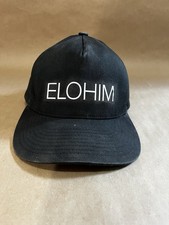 ELOHIM Black Snapback Hat